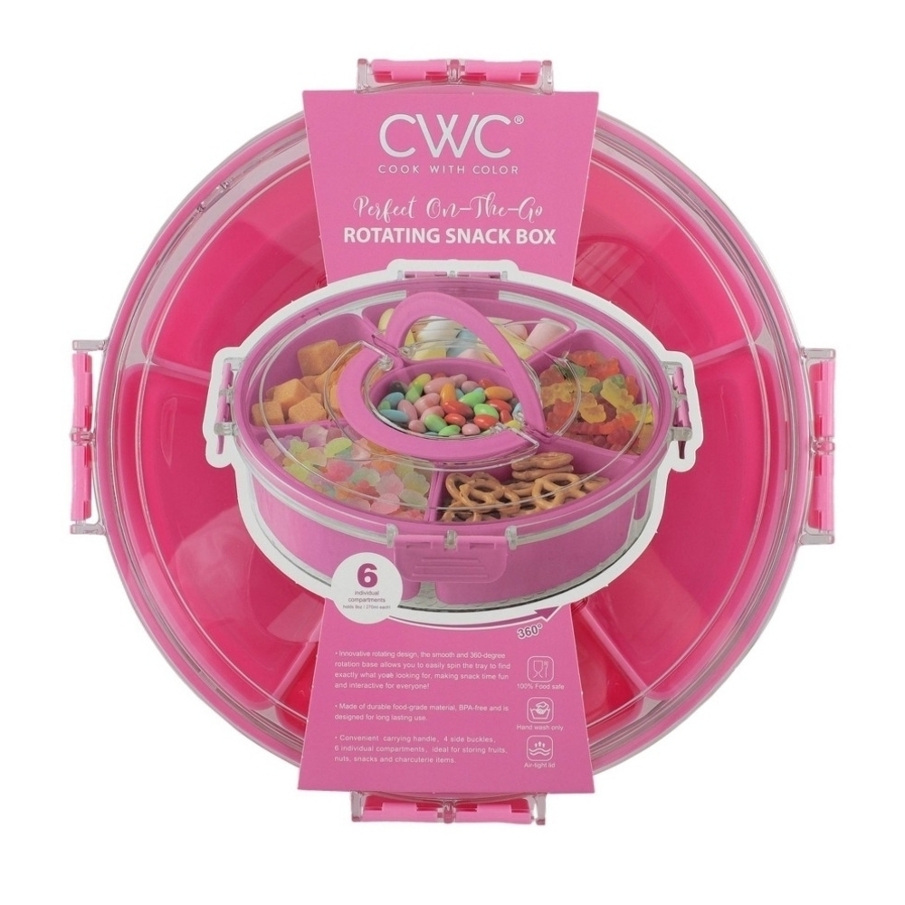Rotating Snack Box - Pink